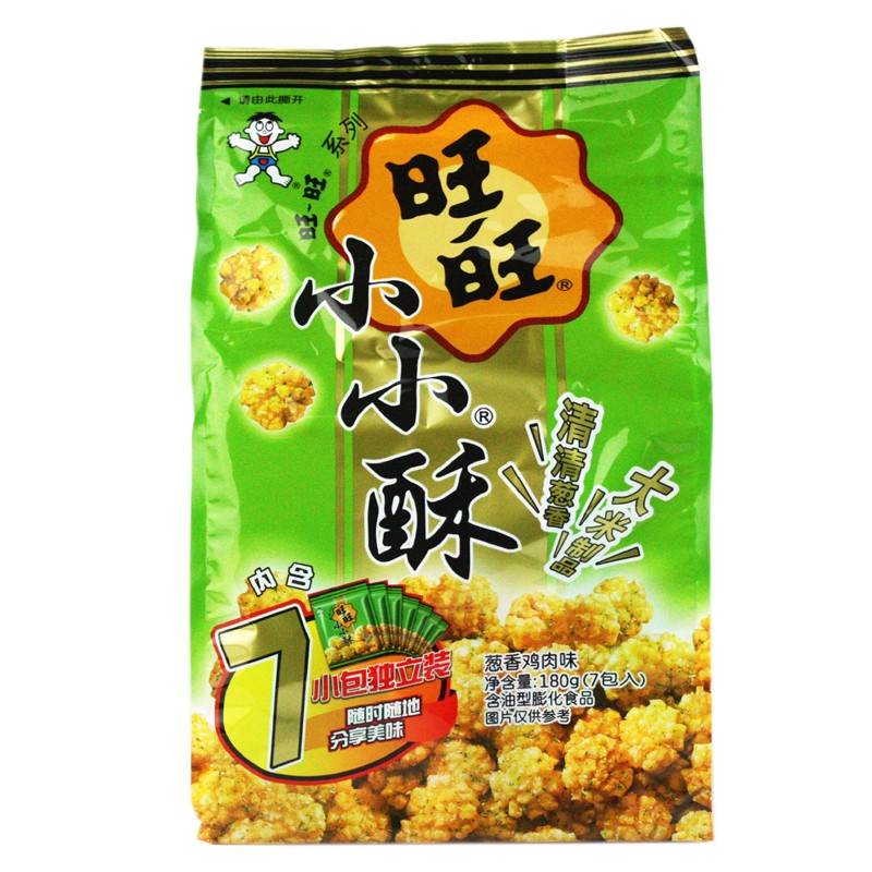WWXXSXCJWD WWXXSXCJWD/旺旺小小酥香葱鸡味180g
