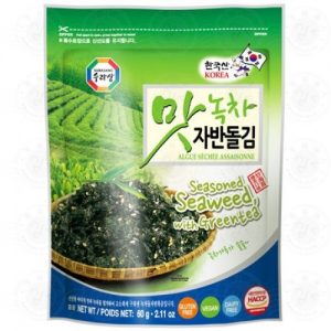87703143012/Surasang Seasoned Seaweed With Greentea 60g綠茶口味炒海苔