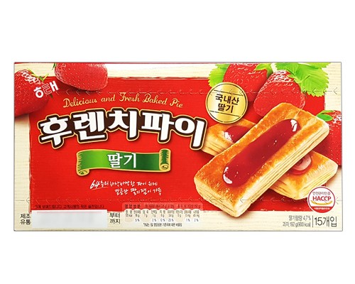 8801019311918 8801019311918/HAITAI French Pie with Strawberry Jam 192g海太法式草莓派