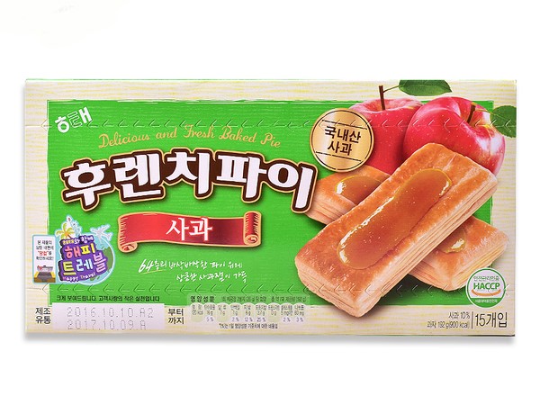 8801019311925 8801019311925/HAITAI French Pie with Apple Jam 192g 海太法式苹果派
