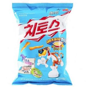 8801062012336/LOTTE Cheetos Corn Sticks Corn Soup Flavor 82g 玉米濃湯味粟米條