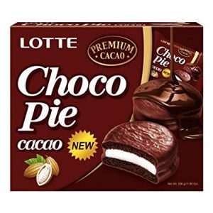 8801062475148/LOTTE Choco Pie CACAO 12P 336g 乐天黑巧克力派