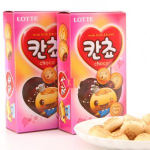 8801062518210/LOTTE Kancho Chocolate Biscuit 42g 乐天甜牛奶饼干