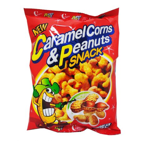 8801111934312 8801111934312/CROWN Caramel Corns & Peanuts Snack 170g花生味薯片