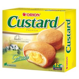 8801117826918/ORION Custard Mini Cakes 12P 276g好丽友蛋黄派