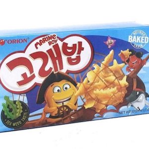 8801117956202/ORION Marine Boy Seaweed Taste Biscuit 40g 好丽友好多鱼海苔味饼干