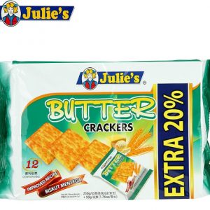 9556121000234/JULIES SANDWICH BUTTER CRACKERS 250g 马来西亚茱蒂絲黄油味燕麦饼干