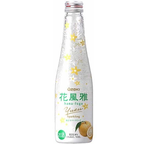 4901061378632 OZEKI YUZU SPARKLING 250ML 5% 花风雅柚子气泡水