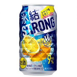 KIRIN HYOKETSU STRONG LEMON FLAVOR SPARKLING 350ML 9% 浓柠檬味气泡酒