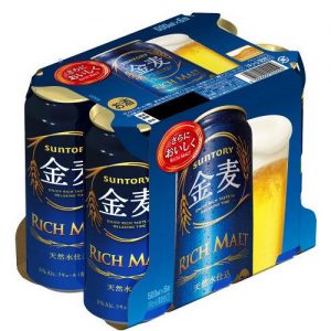 SUNTORY RICH MALTS 500MLX 6P 5% 三得利金麦啤酒6连罐