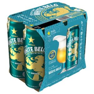 SAPPORO WHITE BELG 500ML X 6P 5% 六连罐啤酒