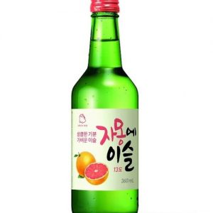 8801080313194/Jinro Chamisul GRAPEFRUITS Flavor Korean Soju 360ML 14% 韩国葡萄柚味烧酒