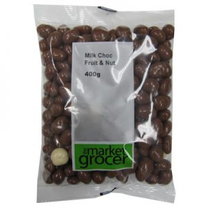 TMG MILK CHOCLATE FRIUT&NUT 400G 牛奶巧克力水果坚果夹心