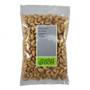TMG CASHEWS/ UNSALTED CASHEW 400G 无盐腰果