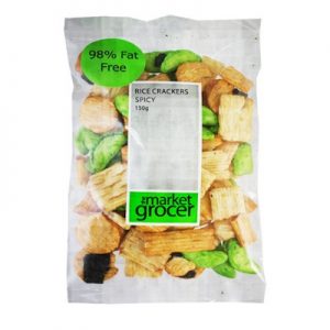 TMG/CRACKER/ RICE CRACKER SPICY 150G 澳洲米饼香辣味