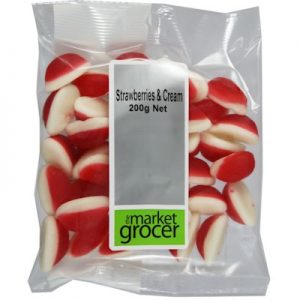 TMG STRAWBERRIES & CREAM 200G 草莓奶油味QQ唐