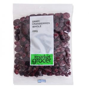 TMG DRIED CRANBERRIES WHOLE 250G 澳洲蔓越莓