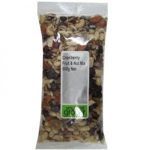 TMG/MIX/ CRANBERRIES FRUIT&NUT MIX 500G 蔓越莓&坚果混合装