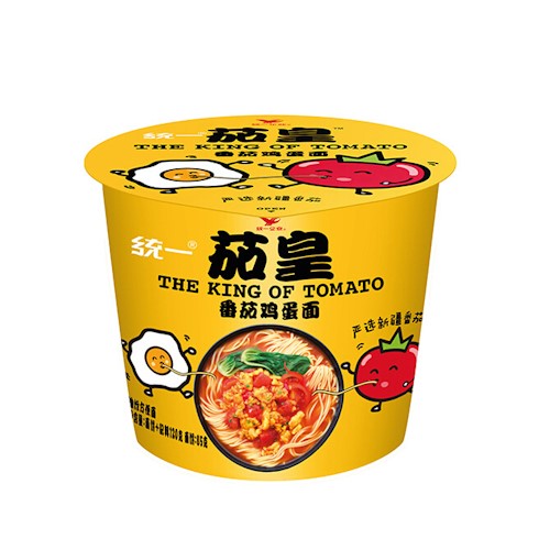 统一茄皇番茄鸡蛋面 120G/UNIPRESIDENT/ TOMATO EGG NOODLE 120G – Orange Go