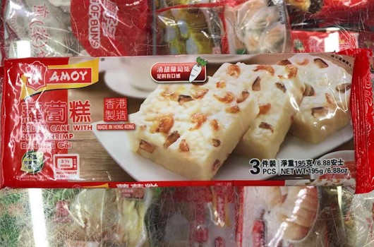 78024010305 O-淘大/萝卜糕 195G/AMOY/RADISH CAKE WITH DRIED SHRIMP 195G