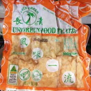长青嫩滑炸豆腐 300G/EVERGREEN FRIED SILKEN TOFU 300G