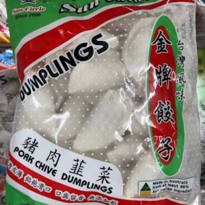 J-佳冠/猪肉韭菜水饺 600G/SC/PORK CHIVE DUMPLING 600G