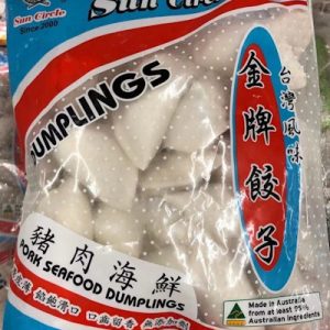 J-佳冠/猪肉海鮮水饺 600G/SC/PORK SEAFOOD DUMPLING 600G