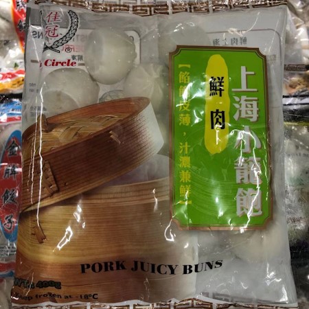 9328111005433 J-佳冠/上海小笼包-鮮肉400G/SC/PORK JUICY BUN 400G