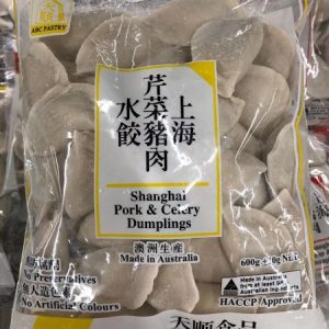 I-天顺/芹菜猪肉水饺 600G/ABC/ PASTRY CELERY & PORK DUMPLING 600G