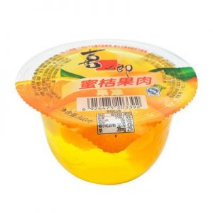 喜之郎/蜜桔果肉果冻 200G/XZL/JELLY MANDARIN  FLAVOUR 200G