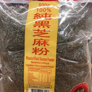B-恒晖/100%纯黑芝麻粉500G/HF/ROASTED BLACK SESAME PROWER 500G