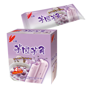 小美芋圆芋角雪糕4支入292g/XM Taro Ball & Taro Chunk Ice Cream Bar 4pcs 292g