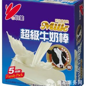 小美超级牛奶棒冰激凌5支入350g/XM Milk Ice Bar 5pcs 350g