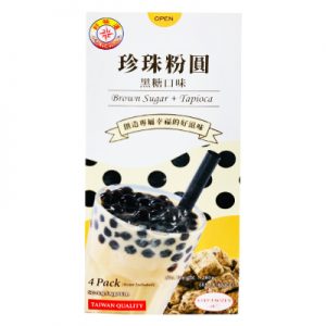 好味道冷冻珍珠粉圆黑糖口味4pk260g/HWD Brown Sugar Tapioca Pearl 4pk 260g