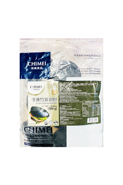 4711926779241 奇美冷冻竹炭刈包300g/CHIMEI Frozen Charcoal Gua Bao 300g