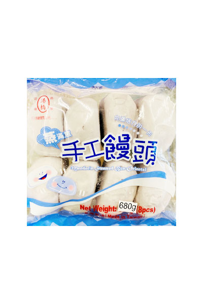 4714615991009 港桥手工白馒头8个入680g/GQ Handmade White Bun 8pcs 680g