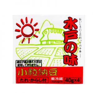 日本水户农味小粒纳豆4个装160g
