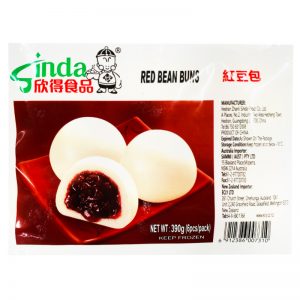 欣得食品红豆包6个入390g/Sinda Red Bean Buns 6pcs 390g