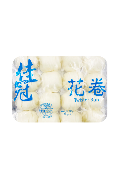 9328111006201 佳冠花卷大包装16个入640g/JG Twister Bun 16pcs 640g