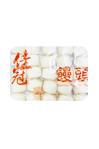 9328111006225 佳冠馒头大包装25个入500g/JG Steamed Mantou 25pcs 250g