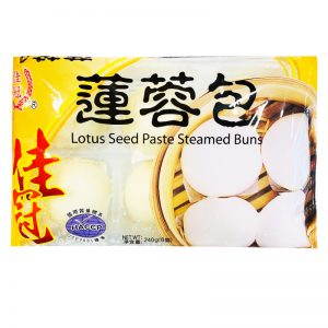 佳冠莲蓉包6个入240g/JG Lotus Seed Paste Steamed Buns 6pcs 240g