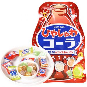 日本Senjaku扇雀本铺可乐汽水糖75g/Senjaku Ramune Cola Candy 75g