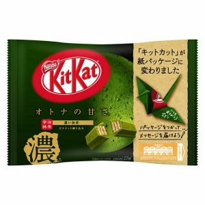 日本NESTLE雀巢KITKAT夹心威化巧克力特浓抹茶味135g/NESTLE Kit Kat Japanese Uji Koi Dark Matcha Green Tea KitKat Chocolates 135g