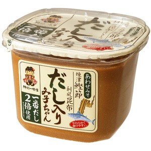 日本神州一味增一番昆布鲣鱼味增酱850g/Japanese Soybean Paste Protein Concentrate 850g