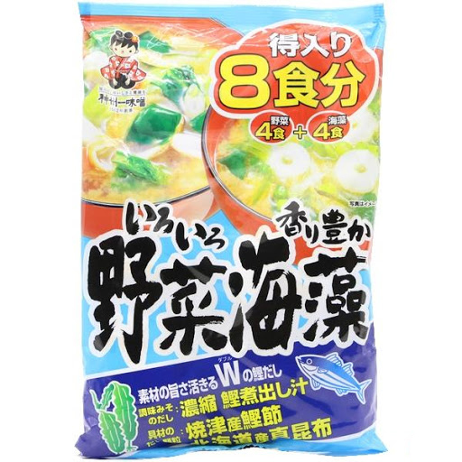 4902703031731 日本神州一味增海苔味增汤8袋入190.4g