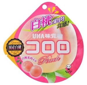 日本UHA味觉糖白桃软糖48g/UHA Soft Peach Candy 48g
