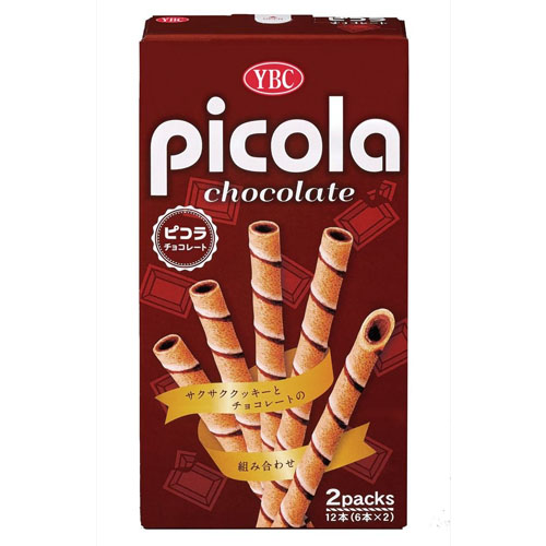 日本YBC巧克力夹心蛋卷酥58.8g/YBC Chocolate Picola Biscuits 58 日本YBC巧克力夹心蛋卷酥58.8g/YBC Chocolate Picola Biscuits 58.8g