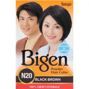 Hoyu Bigen染发剂N20黑棕色
