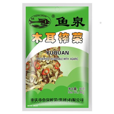 6902253888906 鱼泉木耳榨菜80g