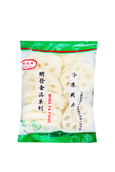6920084998281 明发冷冻藕片400g/MF Frozen Peeled Lotus Root 400g